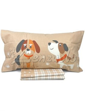 lenzuola-caleffi-kids-cuccioli-naturale