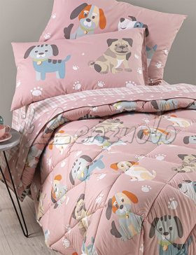 lenzuola-caleffi-kids-cuccioli-rosa