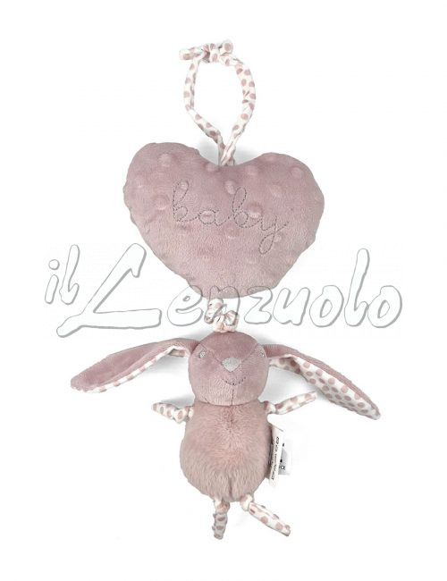 Pupazzo carillon in peluche CUORE - immagine 2