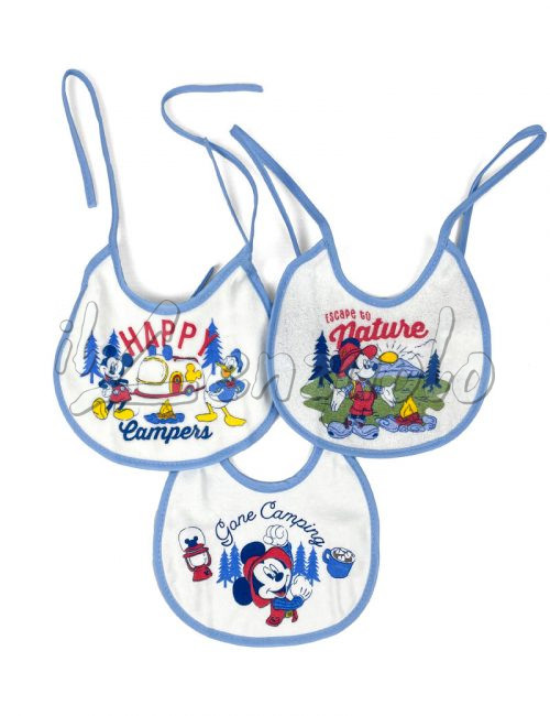 Bavagli Disney con laccetti set 3 pezzi MiCKEY By Ellepi