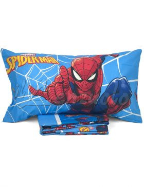 Lenzuola una piazza e mezza SPIDERMAN Completo in cotone