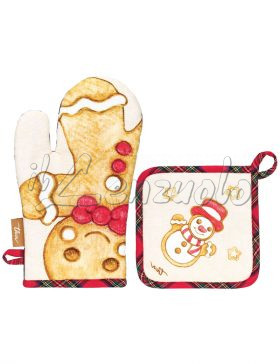 Set Presina e Guanto Forno Natalizi THUN GINGERBREAD
