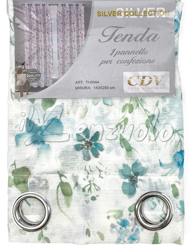 tenda-pannello-fiore-acquarello-verde