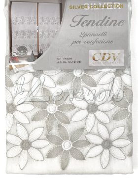 tenda-pannello-fiore-rilievo-grigio