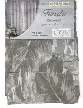 tenda-pannello-foglia-organza-tortora