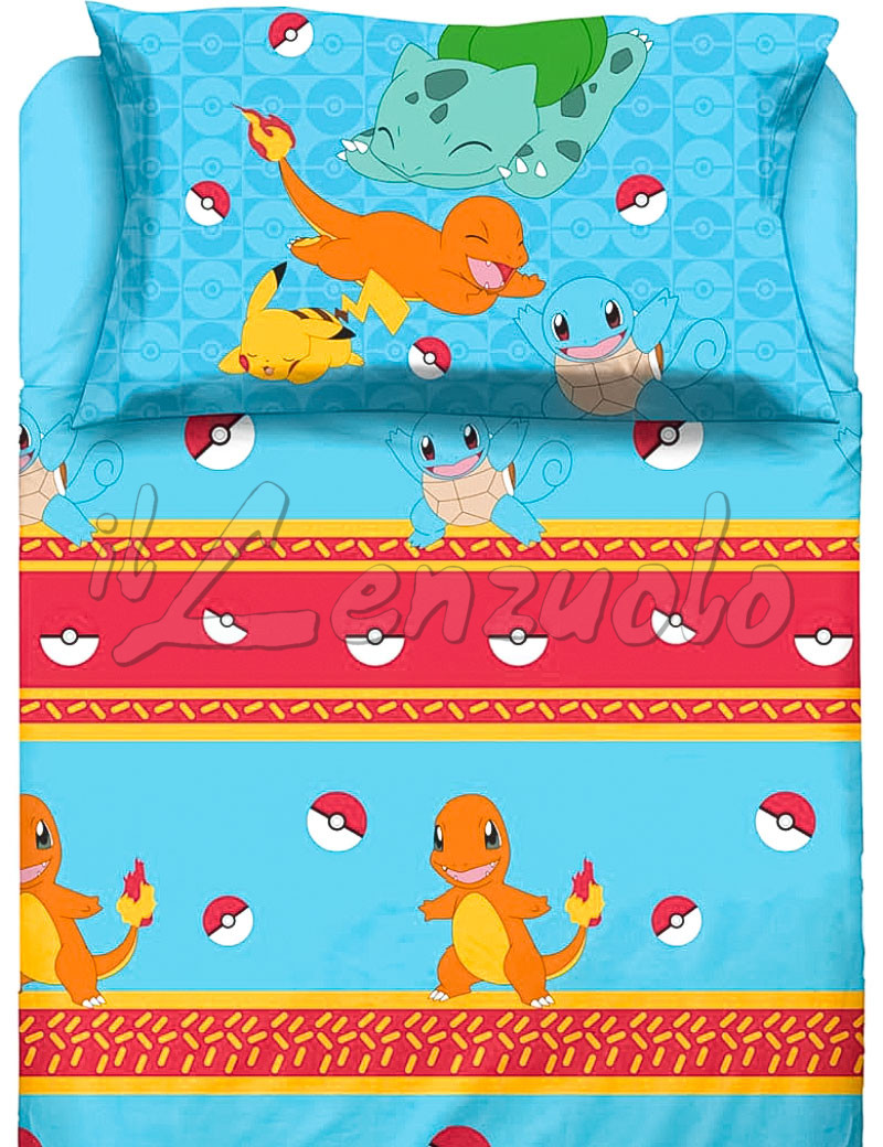lenzuola-singole-pokemon