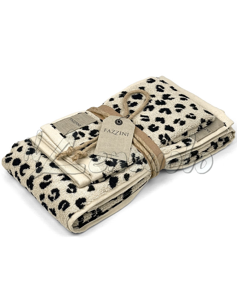 asciugamani-fazzini-tabby-white-nero-dettaglio