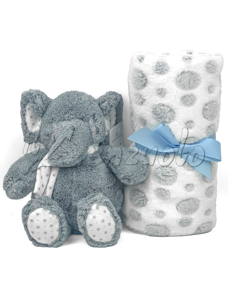 Copertina culla con pupazzo ELEFANTE by Nazareno Gabrielli
