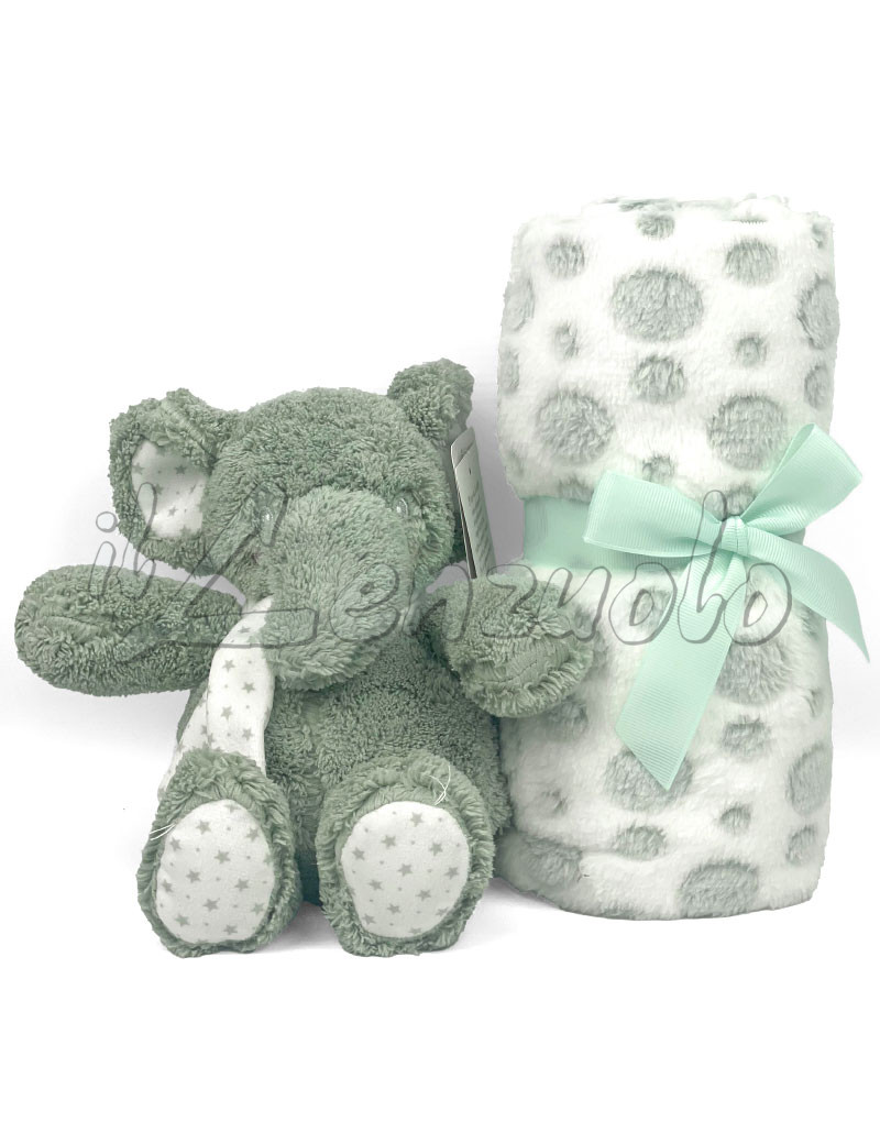 Copertina culla con pupazzo ELEFANTE by Nazareno Gabrielli