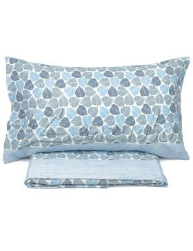 lenzuola-matrimoniali-flanella-ambrosiana-leaf-azzurro