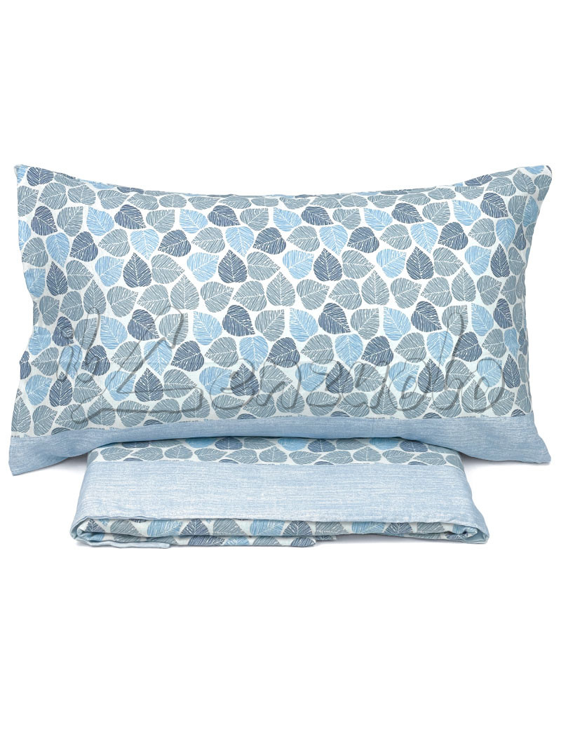 lenzuola-matrimoniali-flanella-ambrosiana-leaf-azzurro